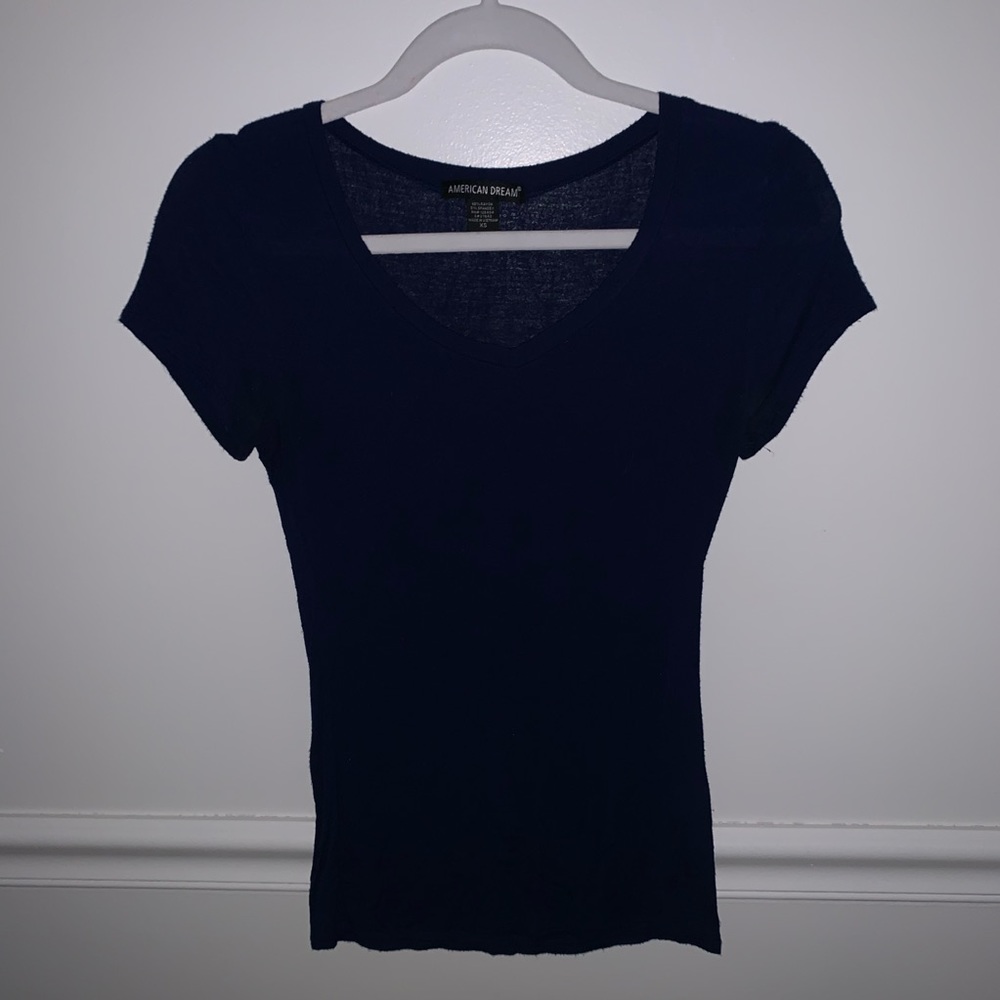 Navy blue T-shirt